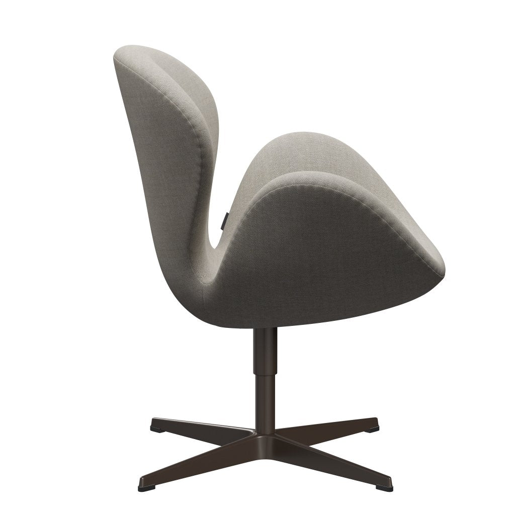 Fritz Hansen Swan Lounge -tuoli, ruskea pronssi/sunniva beige