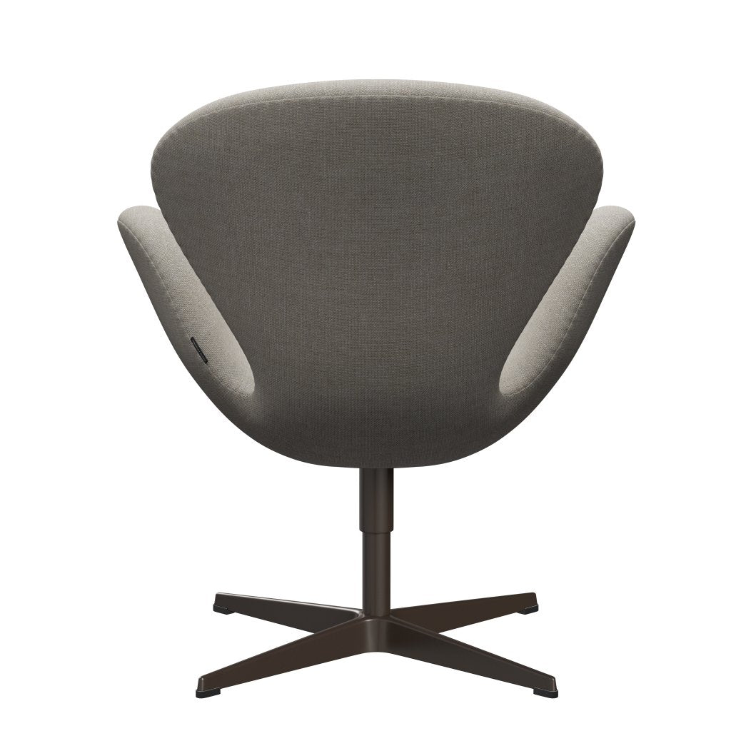 Fritz Hansen Swan Lounge stol, brun bronze/sunniva beige