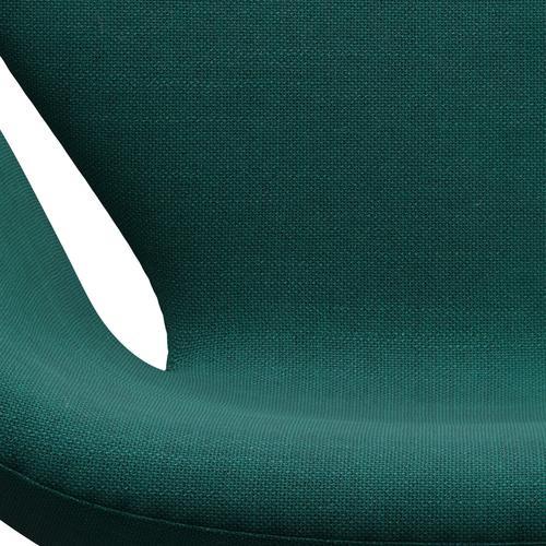 Sedia da salone Fritz Hansen Swan, bronzo marrone/verde sunniva