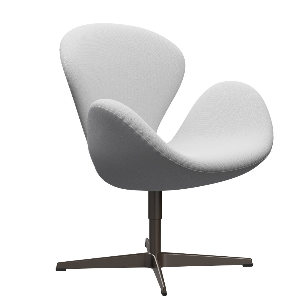 Fritz Hansen Swan Lounge -stoel, bruine bronzen/sunniva canvas natuur