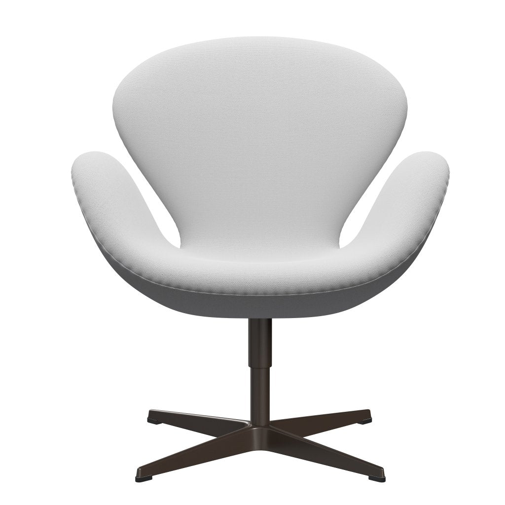 Fritz Hansen Swan Lounge -stoel, bruine bronzen/sunniva canvas natuur