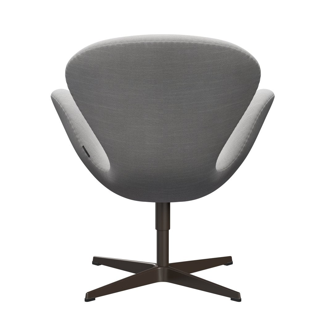 Sedia da salone Fritz Hansen Swan, Bronzo marrone/Sunniva Naturale/Grigio chiaro