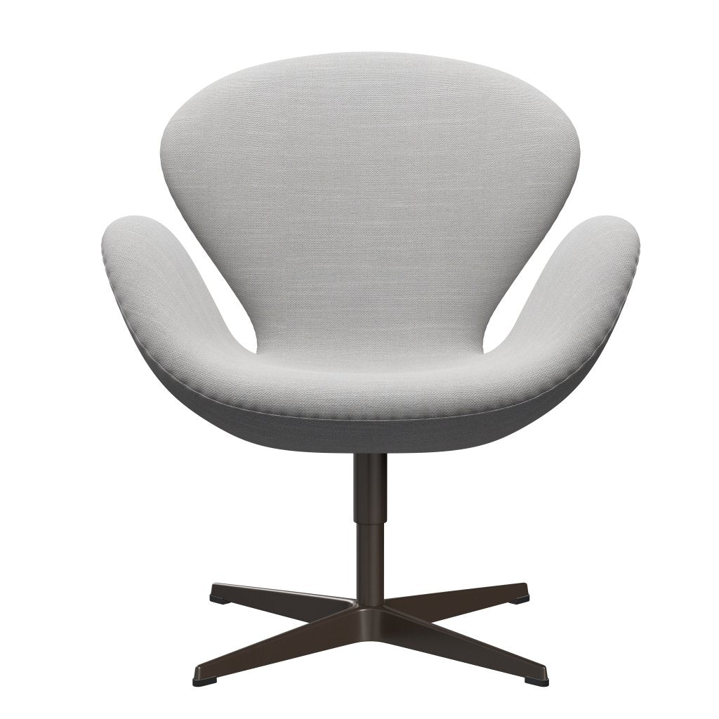 Sedia da salone Fritz Hansen Swan, Bronzo marrone/Sunniva Naturale/Grigio chiaro