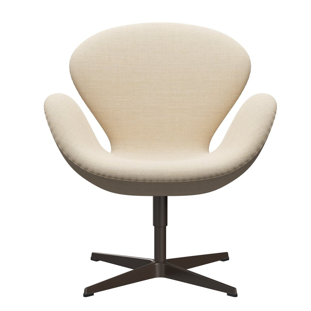 Sedia fritz Hansen Swan Lounge, Bronzo marrone/Sunniva Sand