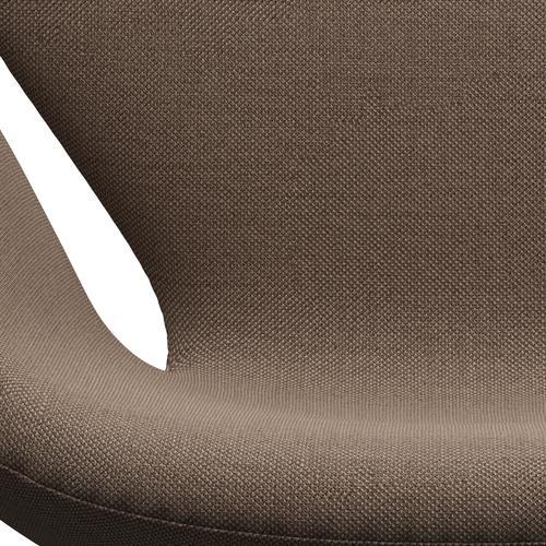 Fritz Hansen Chaise salon de cygne, bronze brun / sunniva chocolat / bronzage