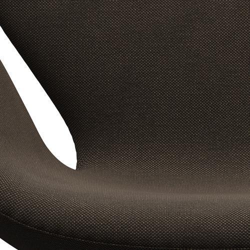 Fritz Hansen Swan Lounge Sillón, bronce marrón/chocolate sunniva/negro