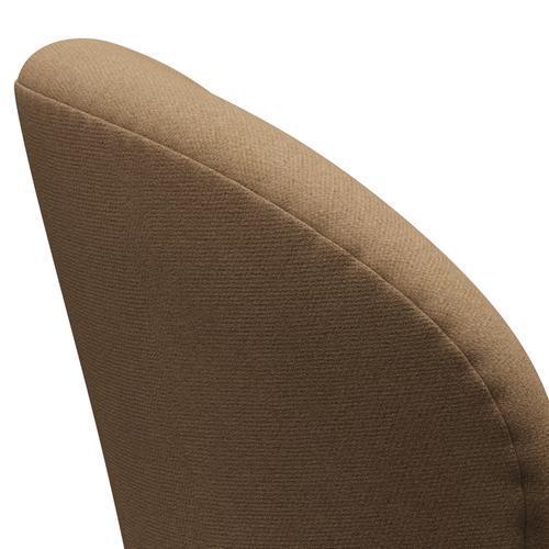 Sedia fritz Hansen Swan Lounge, Bronzo marrone/Tonus Camel