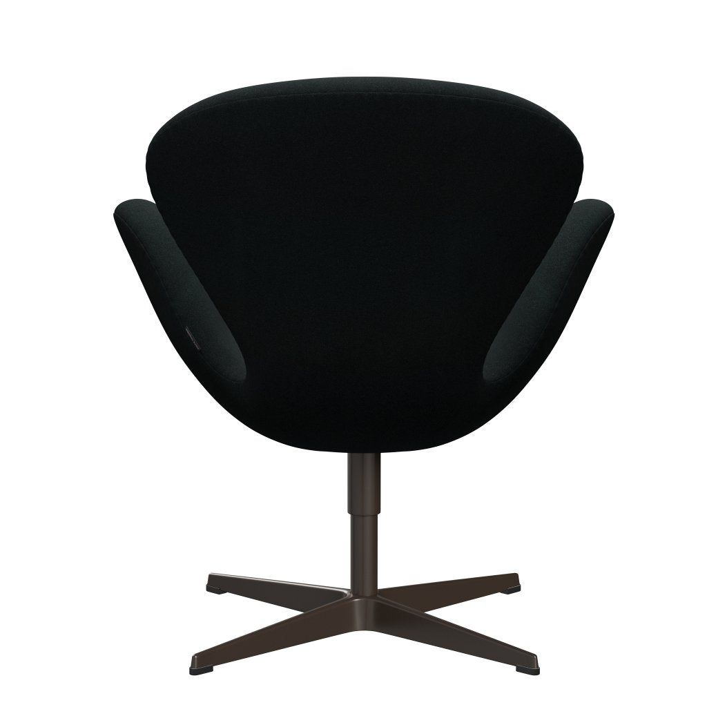 Fritz Hansen Swan Lounge Chair, braune Bronze/Tonus schwarz