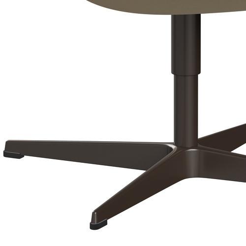 Fritz Hansen Swan Lounge Silla, Bronce Brown/Tonus Wool White