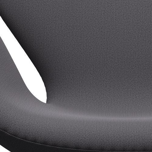 Sillón Fritz Hansen Swan, aluminio cepillado con satén/captura de gris oscuro