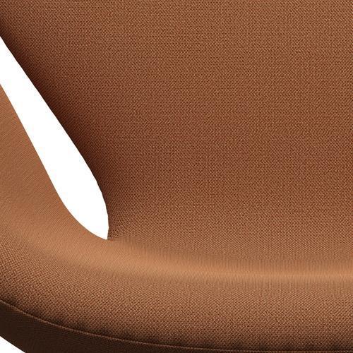 Fritz Hansen Swan Lounge Chair, Satin Brushed Aluminium/Capture Copper