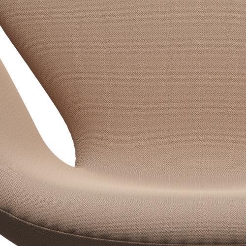 Sillón Fritz Hansen Swan, aluminio cepillado por satén/captura de arena rosa