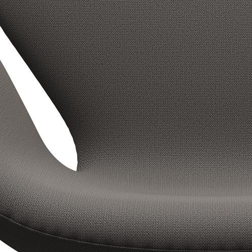 Sillón Fritz Hansen Swan, aluminio cepillado con satén/captura CALIENTE GRIS DARK