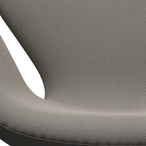 Sillón Fritz Hansen Swan, aluminio cepillado con satén/captura de gris cálido