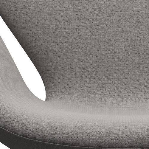 Sillón Fritz Hansen Swan, aluminio cepillado por satén/Christianshavn beige