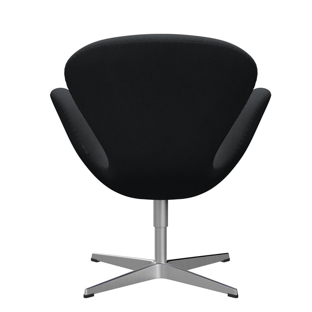 Fritz Hansen Swan Lounge Silla, aluminio cepillado por satén/Christianshavn Grey Dark