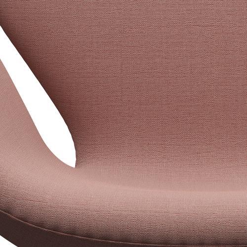 Fritz Hansen Chaise salon de cygne, aluminium brossé en satin / christianshavn orange / rouge