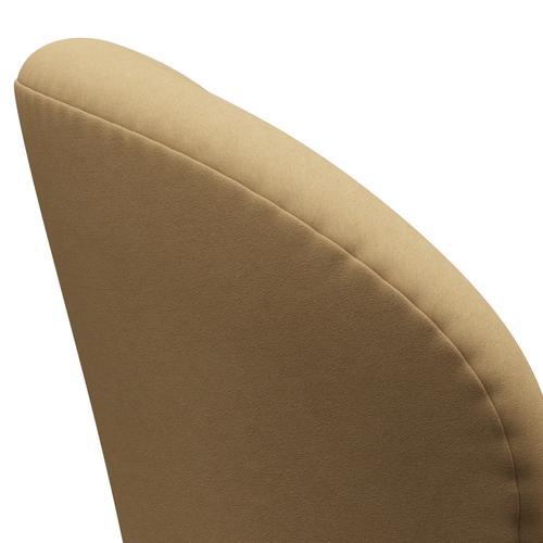 Fritz Hansen Swan Lounge -tuoli, satiini harjattu alumiini/mukavuus beige (00280)