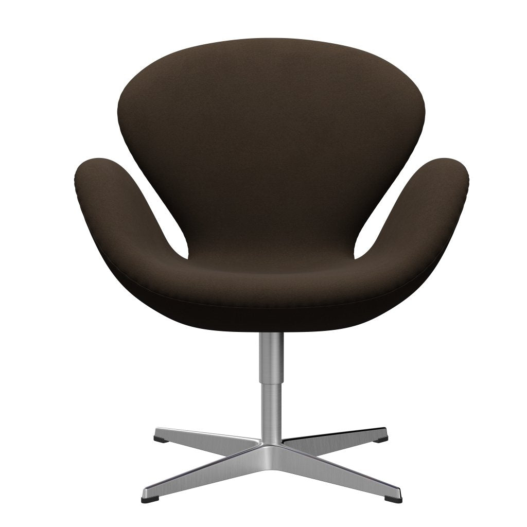 Fritz Hansen Swan Lounge Stuhl, Satin gebürstet Aluminium/Komfort Beige/Sand