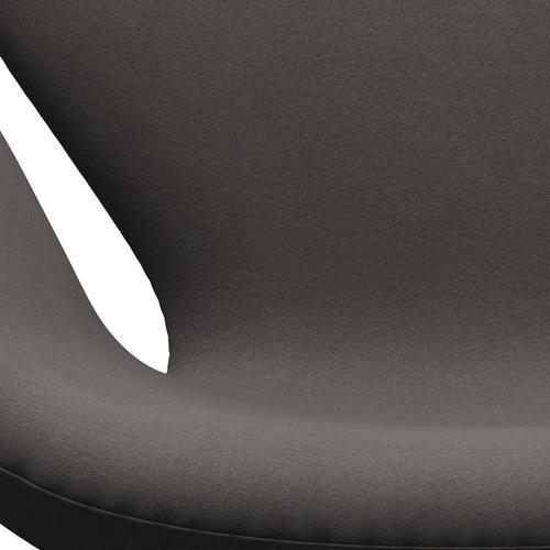 Sillón Fritz Hansen Swan, aluminio cepillado por satén/comodidad de gris oscuro (60008)