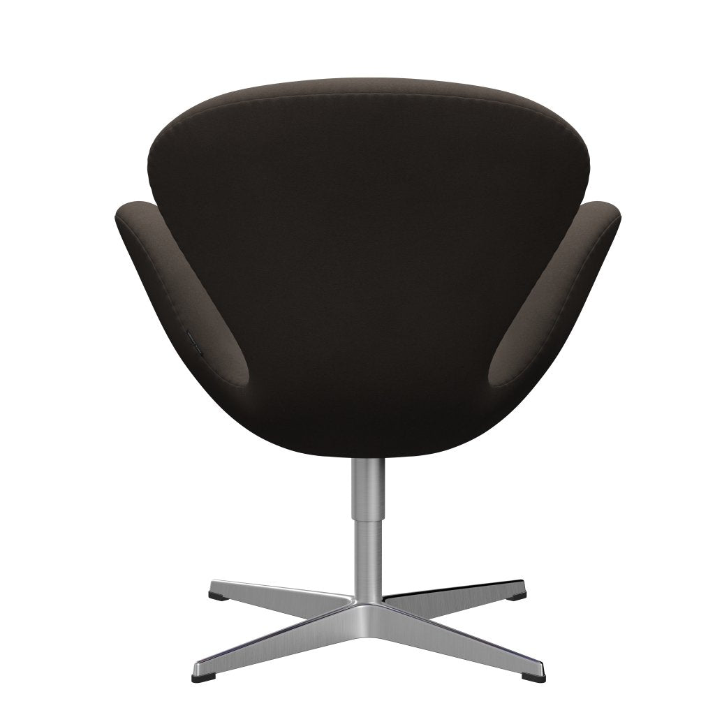 Fritz Hansen Swan Lounge Stuhl, Satin gebürstet Aluminium/Komfort Grau (61014)