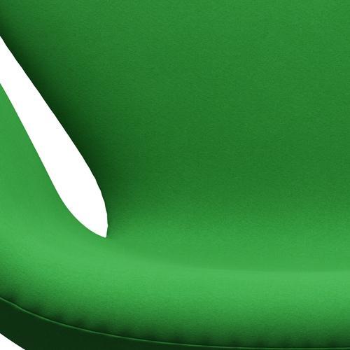 Sillón Fritz Hansen Swan, aluminio cepillado por satén/Verde Comfort (68003)