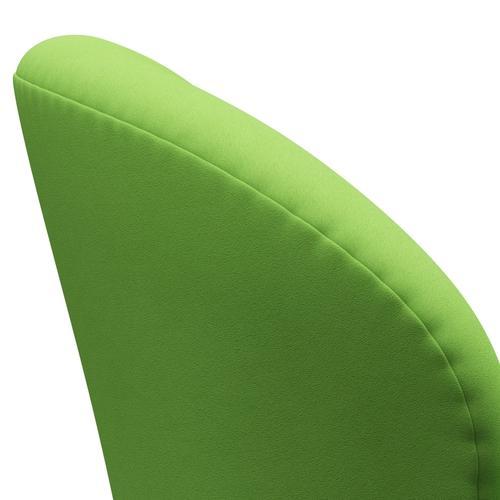 Sillón Fritz Hansen Swan, aluminio cepillado con satén/comodidad verde claro (68010)