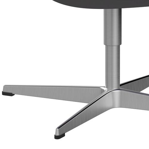 Fritz Hansen Swan Lounge Stuhl, Satin gebürstet Aluminium/Komfort weiß/grau