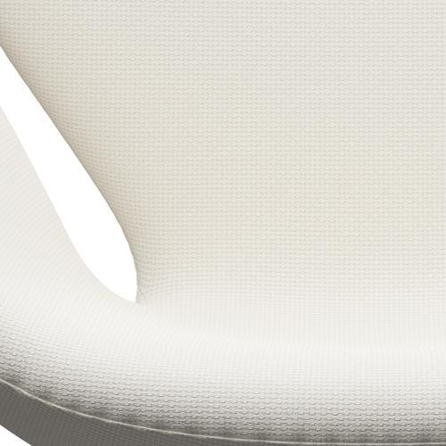 Sillón Fritz Hansen Swan, aluminio cepillado con satén/nieve de Diablo