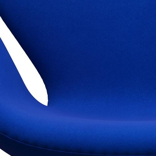 Sillón Fritz Hansen Swan, aluminio cepillado con satén/Divina azul