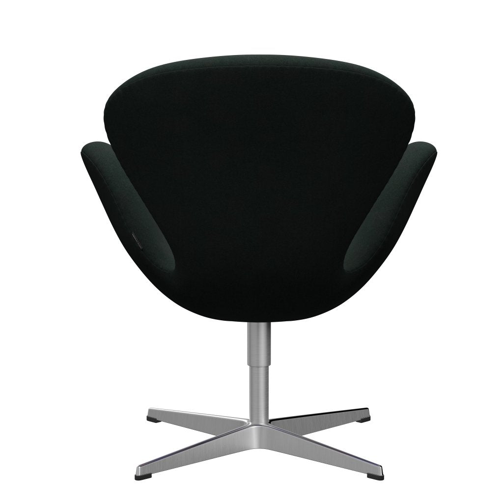 Fritz Hansen Swan Lounge Chair, Satin gebürstet Aluminium/Divina Carbon