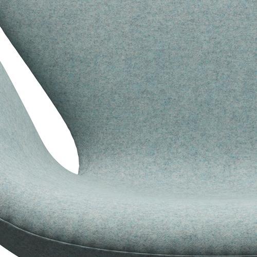 Fritz Hansen Swan Lounge Chair, Satin gebürstet Aluminium/Divina MD Minze