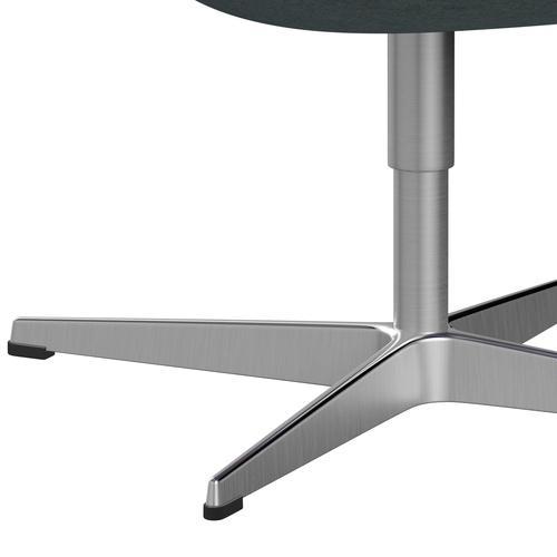 Fritz Hansen Swan Lounge stol, satin børstet aluminium/divina md mynte