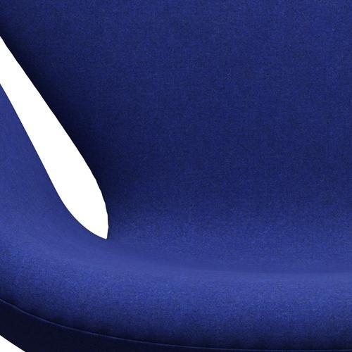 Sillón Fritz Hansen Swan, aluminio cepillado por satén/Divina Melange Blue (747)