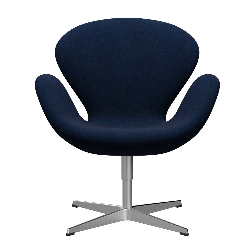 Fritz Hansen Joutsen lounge -tuoli, satiini harjattu alumiini/Divina Melange Navy Dark