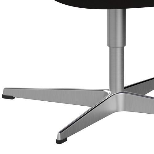 Fritz Hansen Swan Lounge Stuhl, Satin gebürstet Aluminium/Divina Pastellbraun