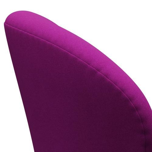 Sillón Fritz Hansen Swan, aluminio cepillado por satén/Divina Violet (666)