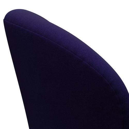 Fritz Hansen Swan Lounge -tuoli, satiini harjattu alumiini/Divina Violet Dark (692)