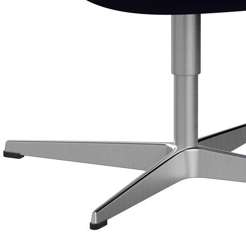 Fritz Hansen Swan Lounge stol, satin børstet aluminium/Divina Violet Dark (692)