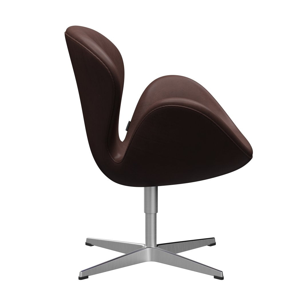 Fritz Hansen Swan Lounge Chair, Satin gebürstet Aluminium/Umarmung Beton