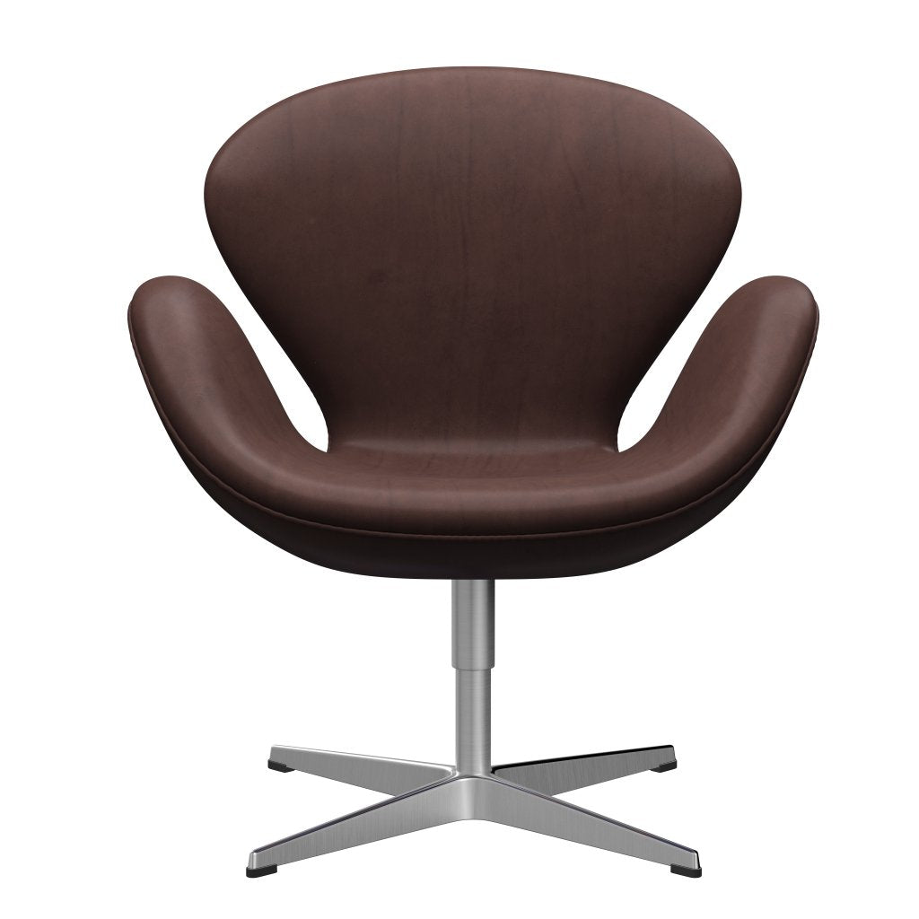 Fritz Hansen Swan Lounge Chair, Satin gebürstet Aluminium/Umarmung Beton