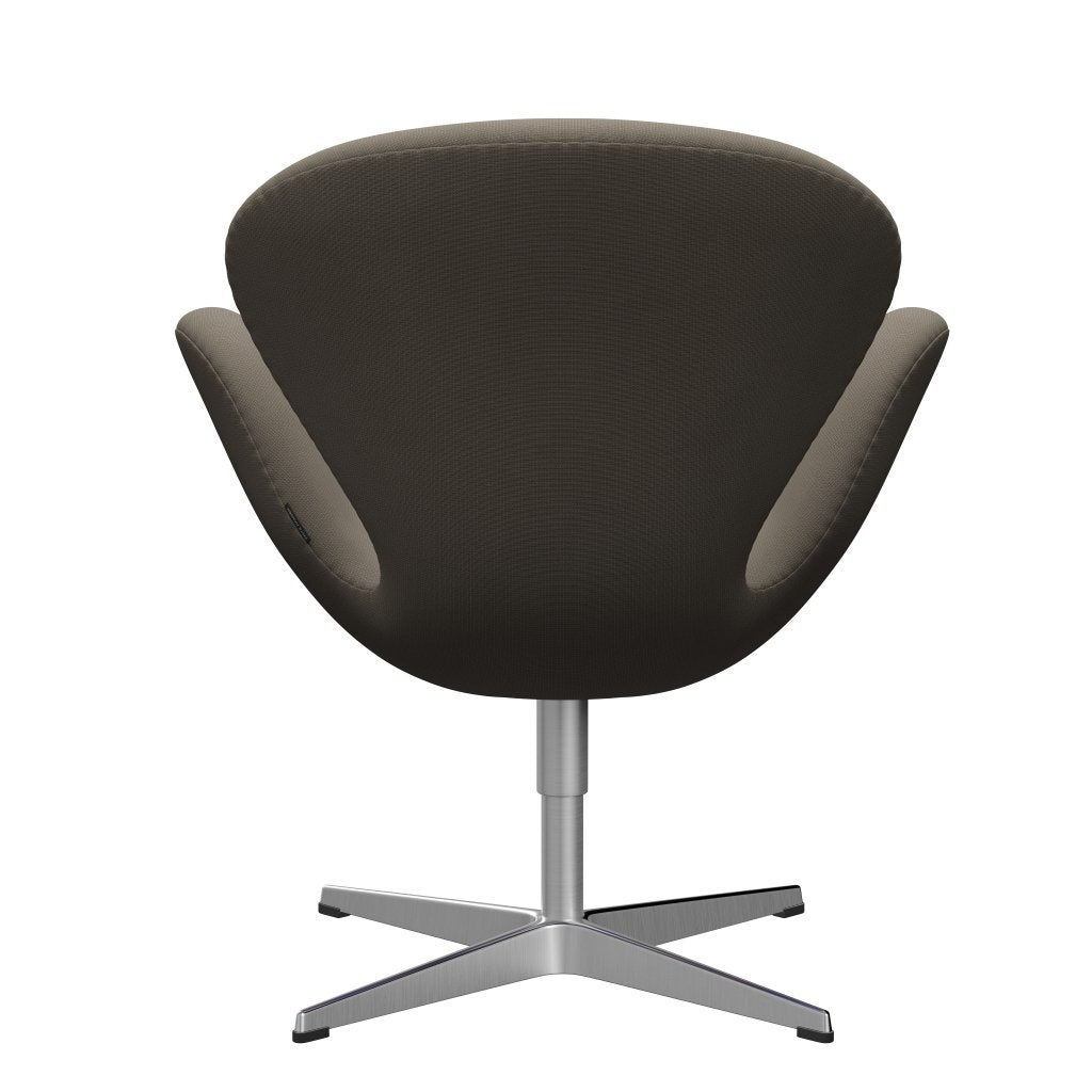 Fritz Hansen Swan Lounge -tuoli, satiini harjattu alumiini/maine beige (61003)