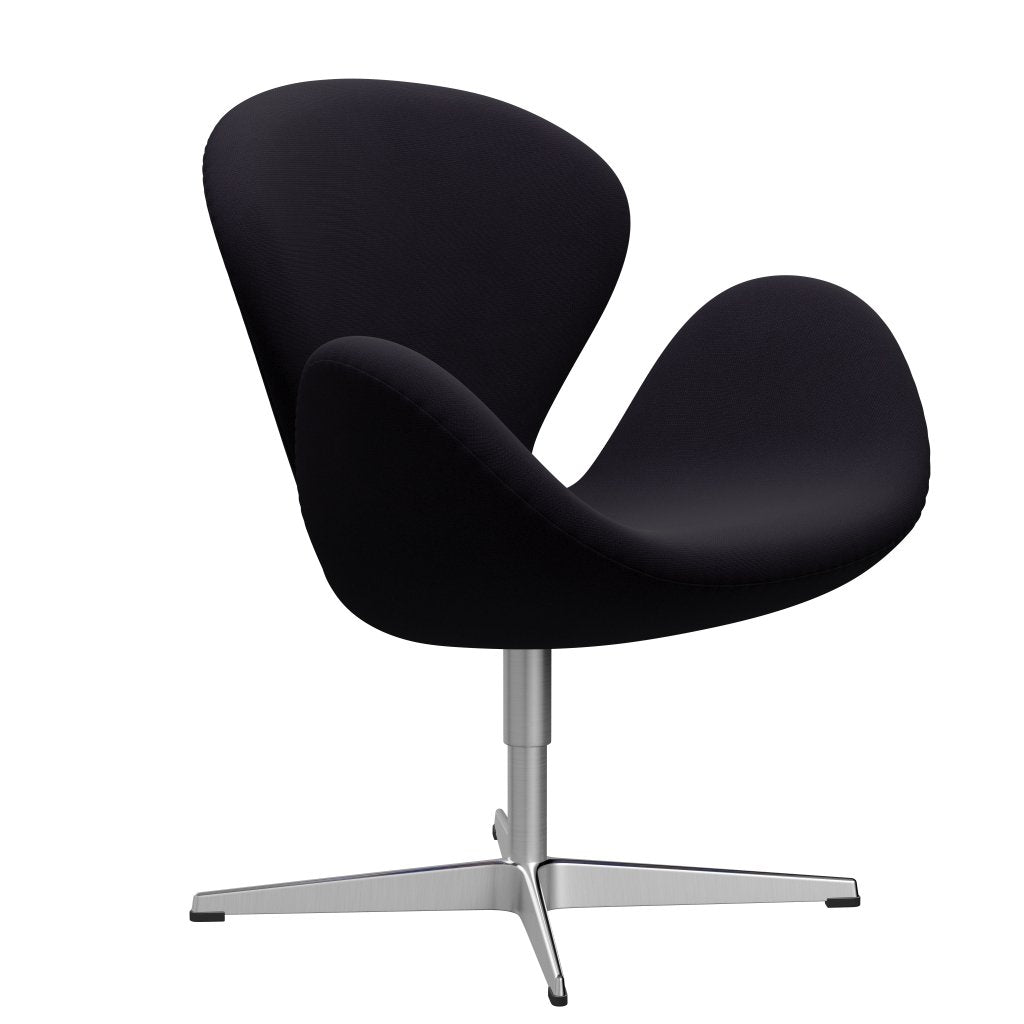 Fritz Hansen Swan Lounge stol, satin børstet aluminium/berømmelse Bordeaux (64055)