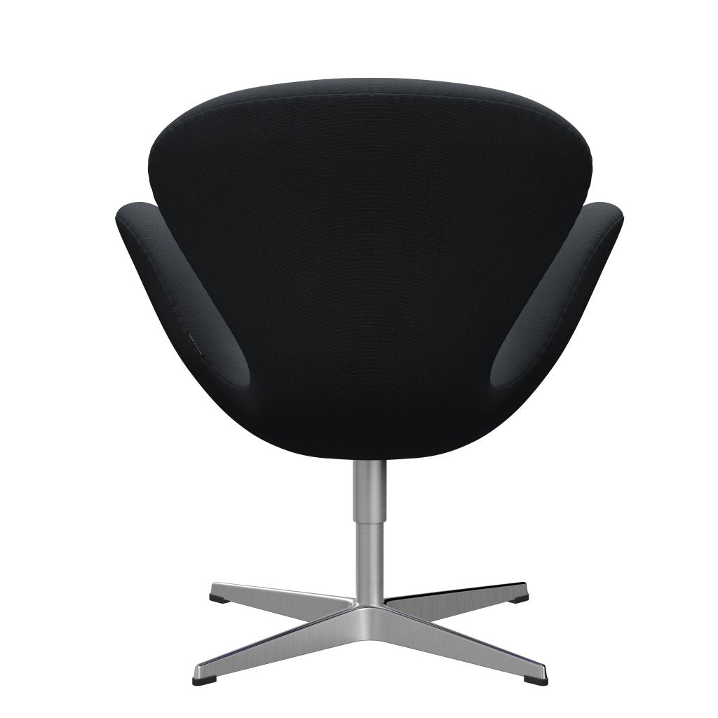 Fritz Hansen Swan Lounge -stoel, satijnborstig aluminium/roem grijs (60003)