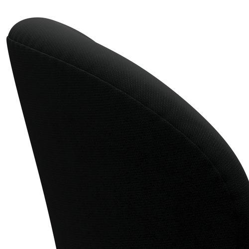 Sillón Fritz Hansen Swan, aluminio cepillado con satén/fama negro