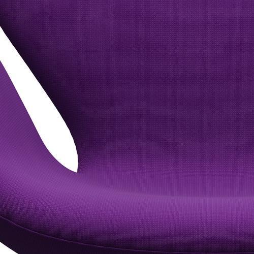 Fritz Hansen Swan Lounge stol, satin børstet aluminium/berømmelse Violet