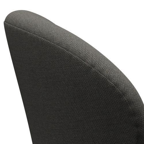 Fritz Hansen Swan Lounge Sillón, aluminio cepillado por satén/fiord gris oscuro/piedra