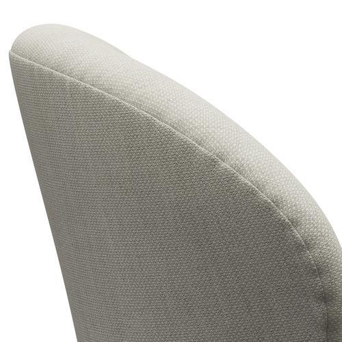 Sedia da salotto Fritz Hansen Swan, alluminio spazzolato in raso/grigio fiord