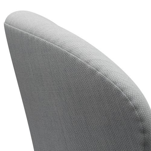 Sillón Fritz Hansen Swan, aluminio cepillado con satén/gris fiord/gris medio