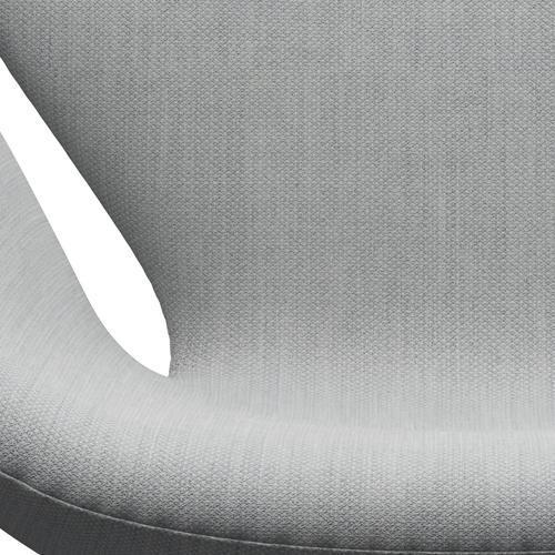 Sillón Fritz Hansen Swan, aluminio cepillado con satén/gris fiord/gris medio